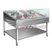 Нейтральная витрина для выкладки рыбы на льду (без охлаждения)