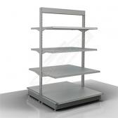 Стеллаж островной без задних стенок