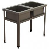 Ванна моечная, цельнотянутая мойка, cерия 