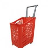 Пластиковая корзина-тележка HPB65