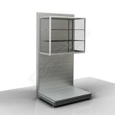 Стеллаж с витриной стеклянной