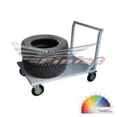 Тележка платформенная для перевозки колёс