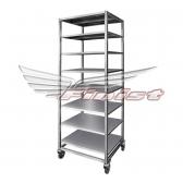 Стеллаж на колёсах (передвижной)