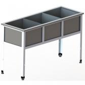 Ванна моечная, сварная мойка, серия 