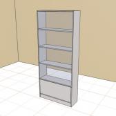 Витрина остеклённая