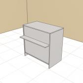 Прилавок кассовый