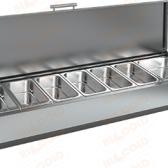 Настольная охлаждаемая витрина для ингредиентов  HICOLD  VRTU 1485