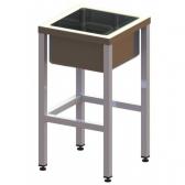 Ванна моечная, цельнотянутая мойка, серия 