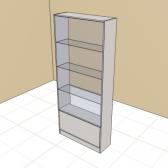 Витрина остеклённая