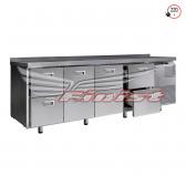 Среднетемпературный холодильный стол с 4 дверями (ящиками)