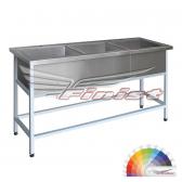 Ванна моечная трехсекционная - сварная мойка ВМЭ-3