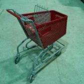 Покупательская пластиковая тележка STP100