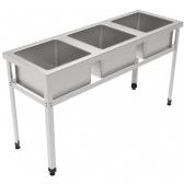 Ванна моечная, цельнотянутая мойка, серия 