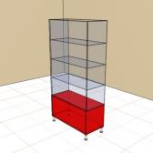 Витрина стеклянная