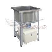 Ванна со встроенным жироуловителем односекционная (сварная)