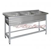 Ванна моечная трехсекционная - цельнотянутая мойка ВМЛц-3