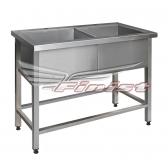 Ванна моечная двухсекционная - сварная мойка ВМП-2