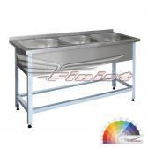 Ванна моечная трехсекционная - цельнотянутая мойка ВМБц-3