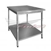 Стол с перфорированной столешницей из нержавеющей стали