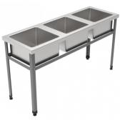 Ванна моечная, цельнотянутая мойка, серия 