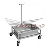 Тележка для перевозки продуктов в гастроёмкости