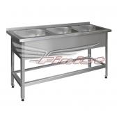 Ванна моечная трехсекционная - цельнотянутая мойка ВМНц-3