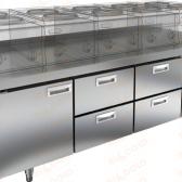 Стол морозильный под тепловое оборудование  HICOLD  GN 122/BT LT