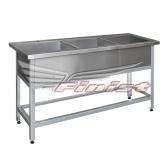 Ванна моечная трехсекционная - сварная мойка ВМЛ-3