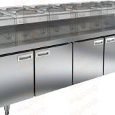 Стол морозильный под тепловое оборудование  HICOLD  GN 1111/BT LT