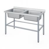 Ванна моечная цельнотянутая двухсекционная Престиж ВСМЦ-П-2.500.400-1-02